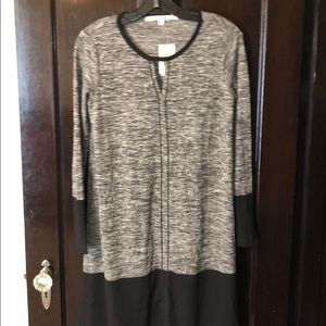 Black knit work dress, Max studio, size S